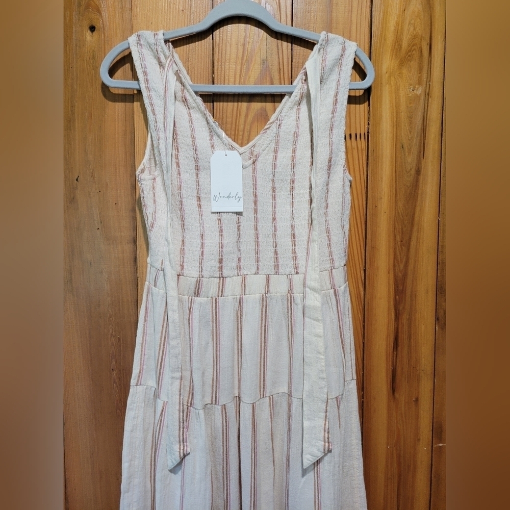 Wonderly Striped Sleeveless Maxi Dress - Picture 6 of 11